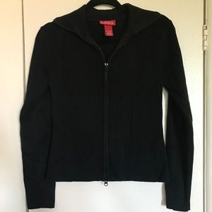 Black Zip-Up Jacket / Sweater